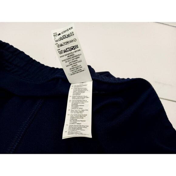 Brooks Mens Running Athletic Pants Size XXL Navy Blue Polyester Spandex Blend - Picture 5 of 8